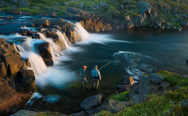 Salmon fishing, Laxa I Asum, Iceland