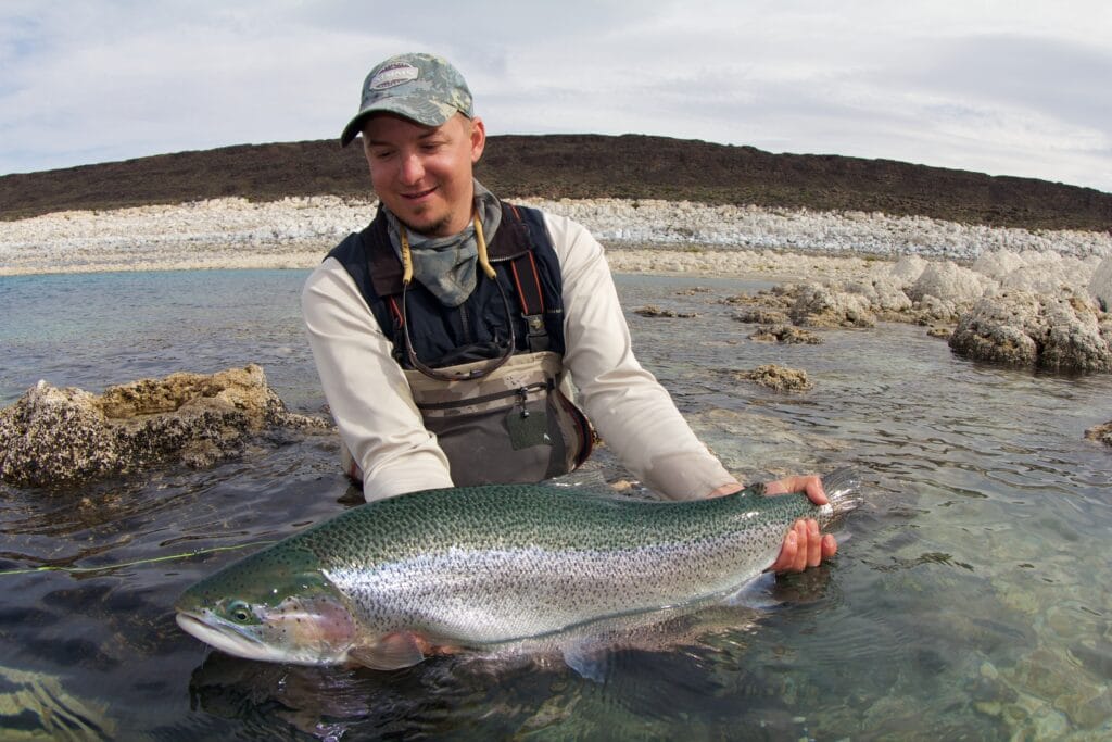 Estancia Laguna Verde, flyfishing Patagonia, rainbow trout Argentina, Aardvark McLeod. Argentina fishing add ons