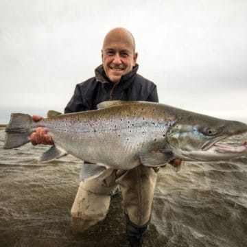 Villa Maria Lodge, sea trout fishing Rio Grande, TDF, Argentina