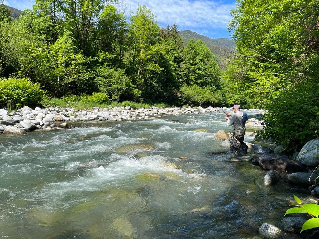 European Holidays and fishing Trentino, Italy, fly fishing Italy, trout fishing Italy, Aardvark McLeod