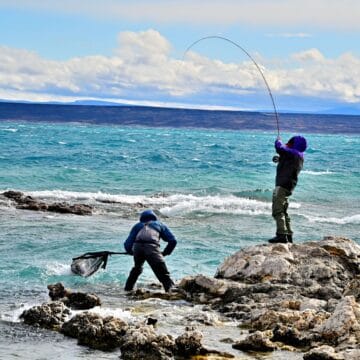 Lago Strobel Lodge, Jurassic Lake, Lago Strobel, Argentina fly fishing, Argentina rainbow trout, Jurassic trout, Aardvark McLeod