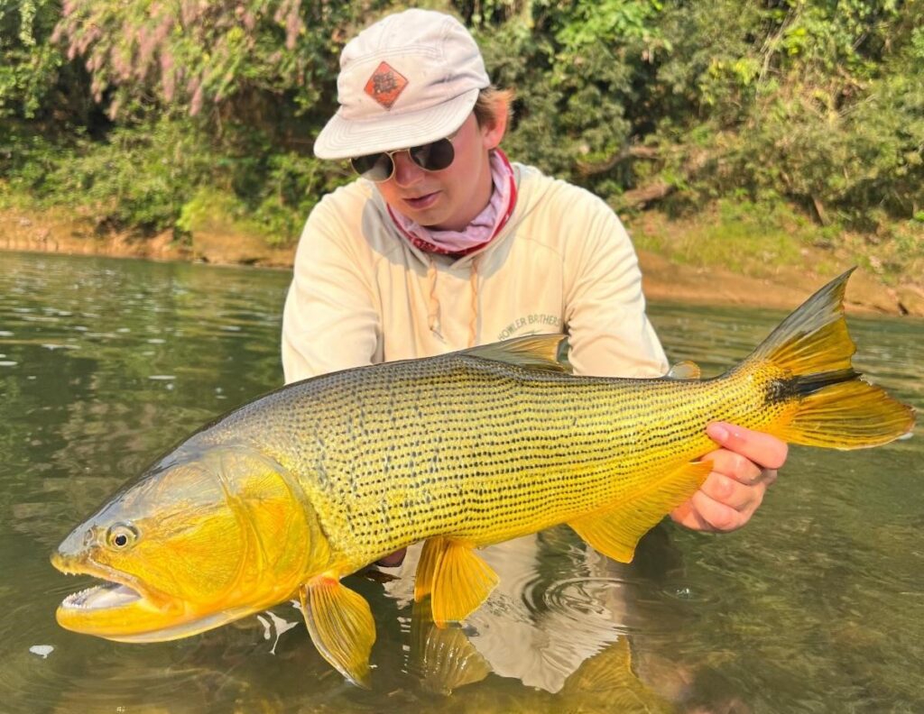 Secure Lodge, Aardvark McLeod Bolivia fly fishing 