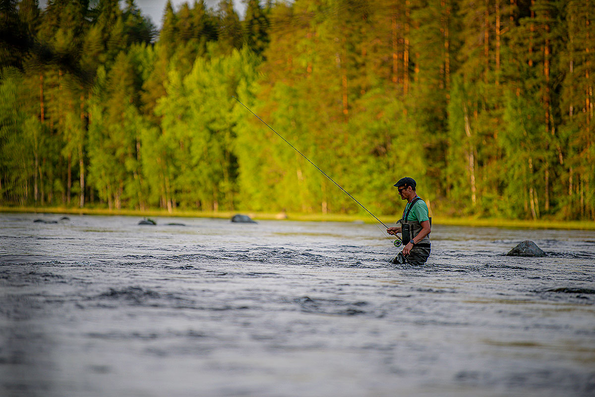 Kellanokoski Lodge, Finland trout fishing, Aardvark McLeod